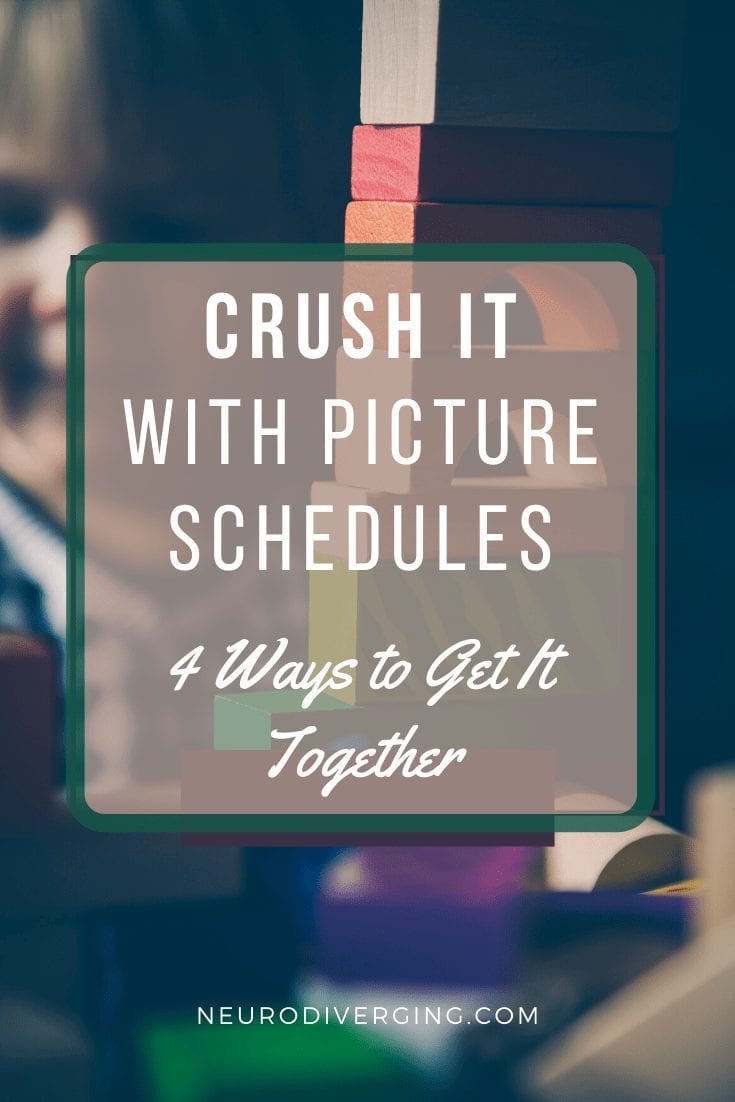 picture schedules, visual schedules