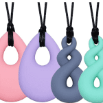 neurodivergent family favorite fidget chew drop pendants